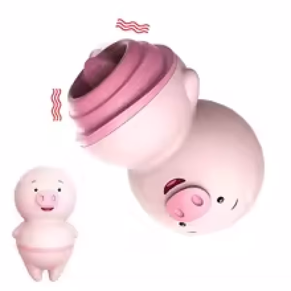 Pink Pig Tongue Lick Vibrator