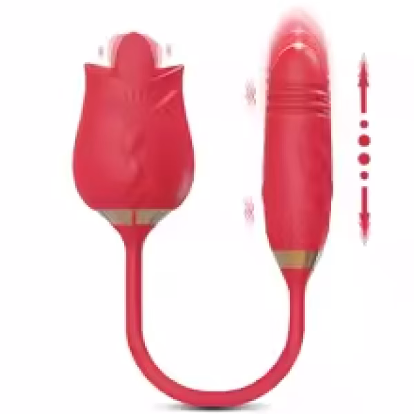 2 In 1 Tongue Licking Vibrator